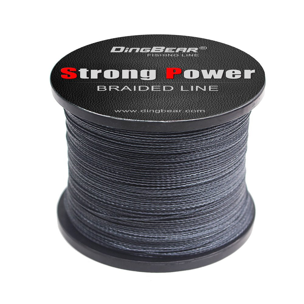 Dingbear 1093Yd/1000M 135Lb/0.60Mm Gray Super Strong Pull Generic Braided Fishing Line Fishing Lines Fishlines Fishingline