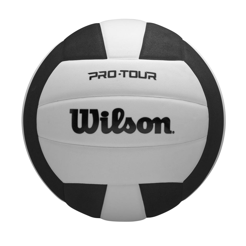 Wilson Pro Tour Indoor Volleyball - Black/White, Official Size