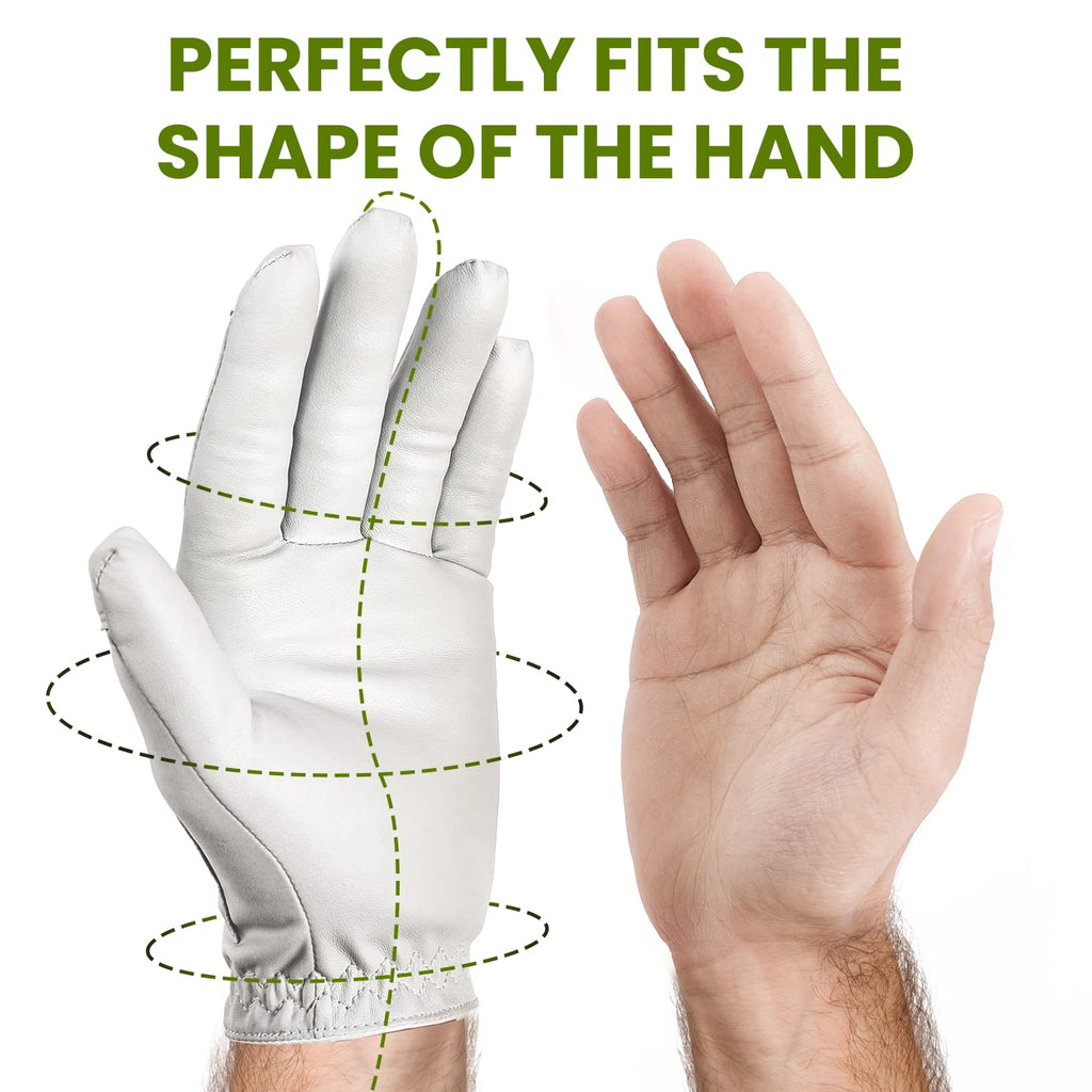 Elusefor Precisionpro Master Left Hand Golf Glove - Ultimate Control For Perfect Swing, Moisture-Wicking, Durable, Ergonomic Des