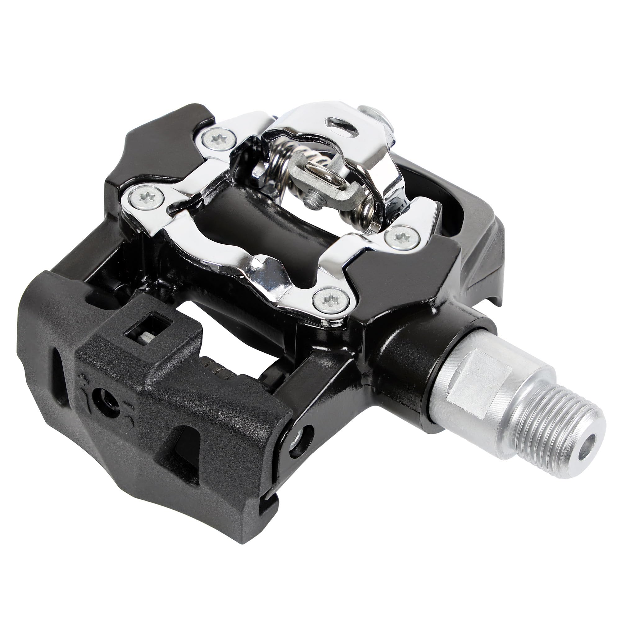 Venzo Sealed Fitness Exercise Spin Bike Bicycle Pedals & Cleats - Compatible With Peloton, Look Delta & For Shimano Spd 9/16''