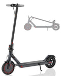 Qlaway Electric Scooter - Top Speed 19 MPH, Max 15 Miles Ranges, 8.5 Solid Tire, Powerful 350W Motor, Load 264LBS, Aluminum Allo