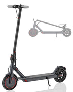 Qlaway Electric Scooter - Top Speed 19 MPH, Max 15 Miles Ranges, 8.5 Solid Tire, Powerful 350W Motor, Load 264LBS, Aluminum Allo