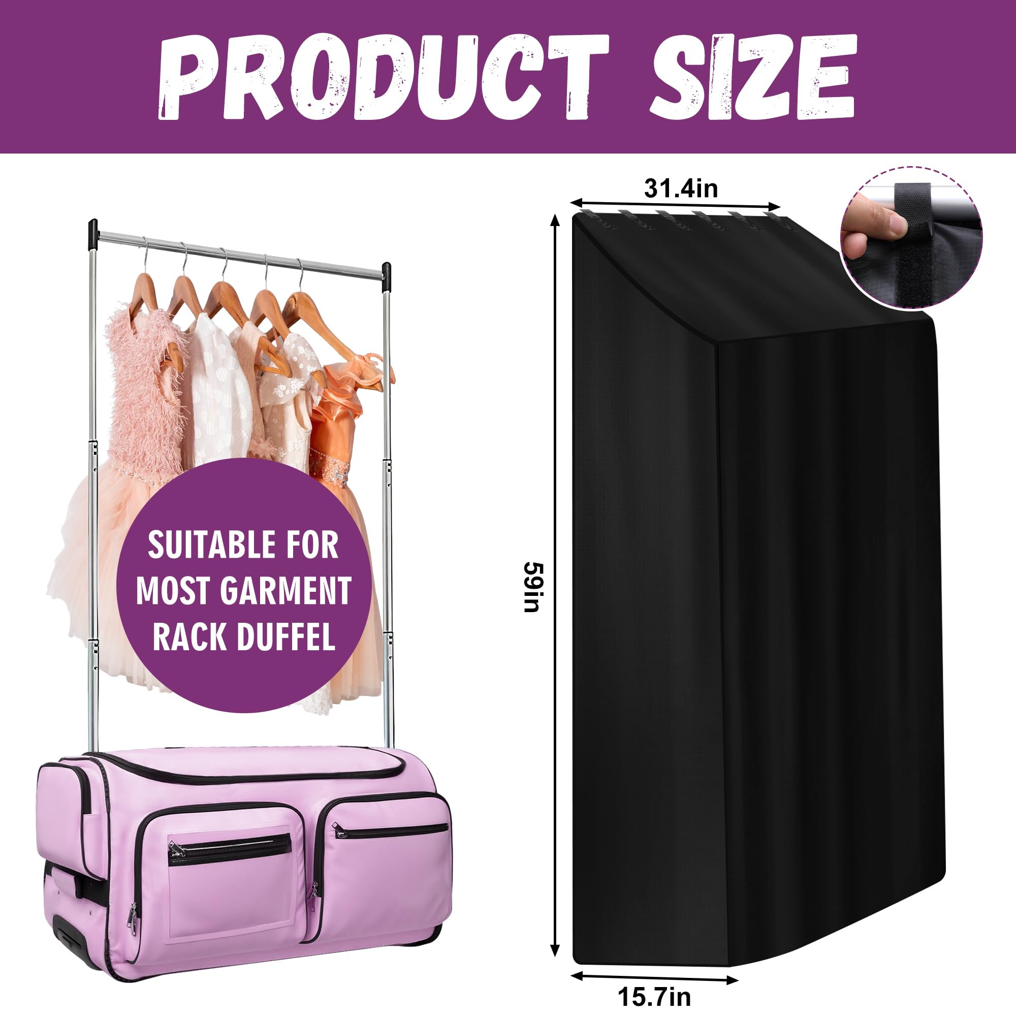 Runnico Three Sides Privacy Curtain For Dance Bag, Portable Dancer Changing Curtain With Storage Bag, Backstage Privacy Changing