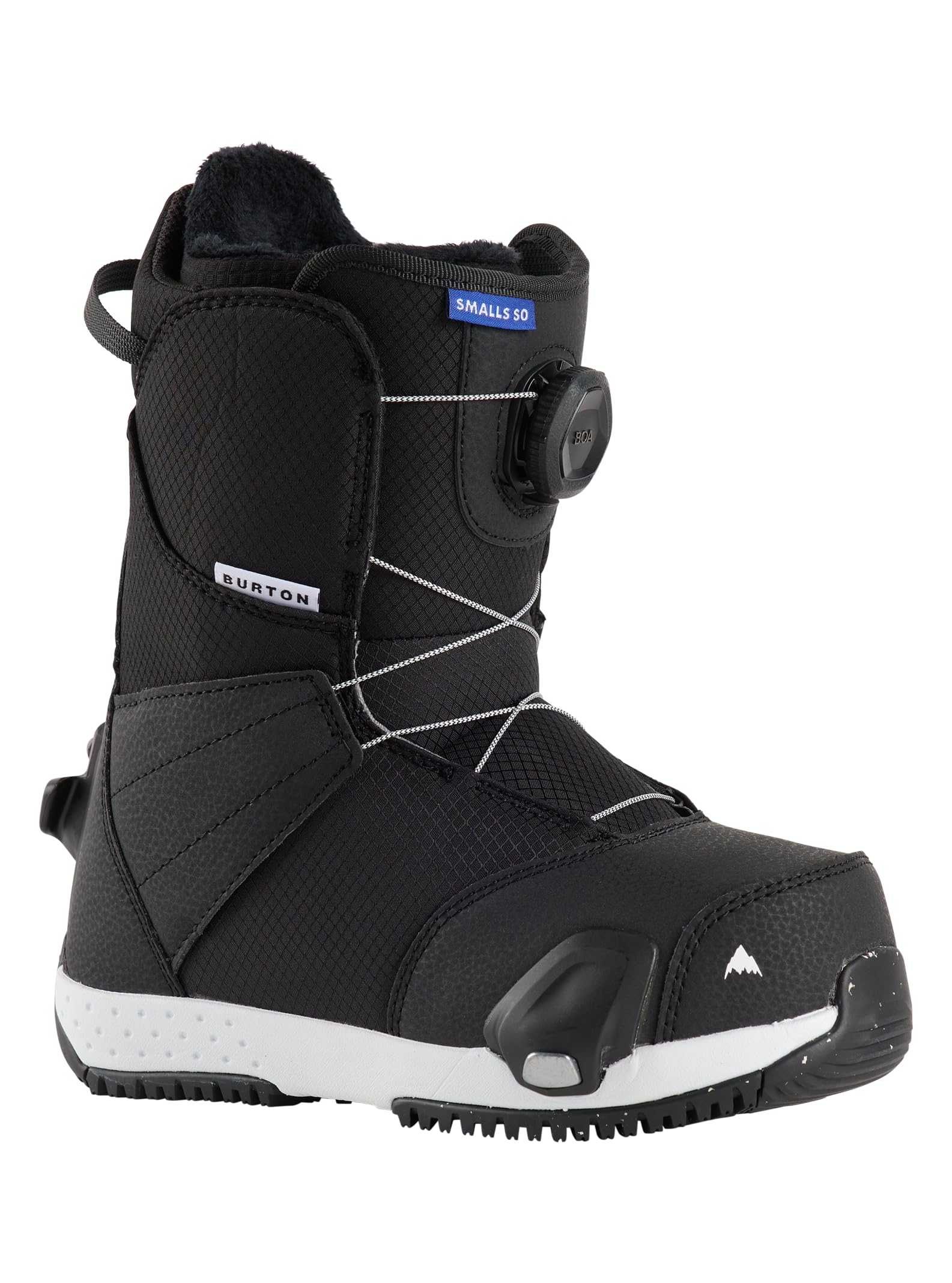 Burton Kids' Smalls Step On Snowboard Boots, Black, 5K