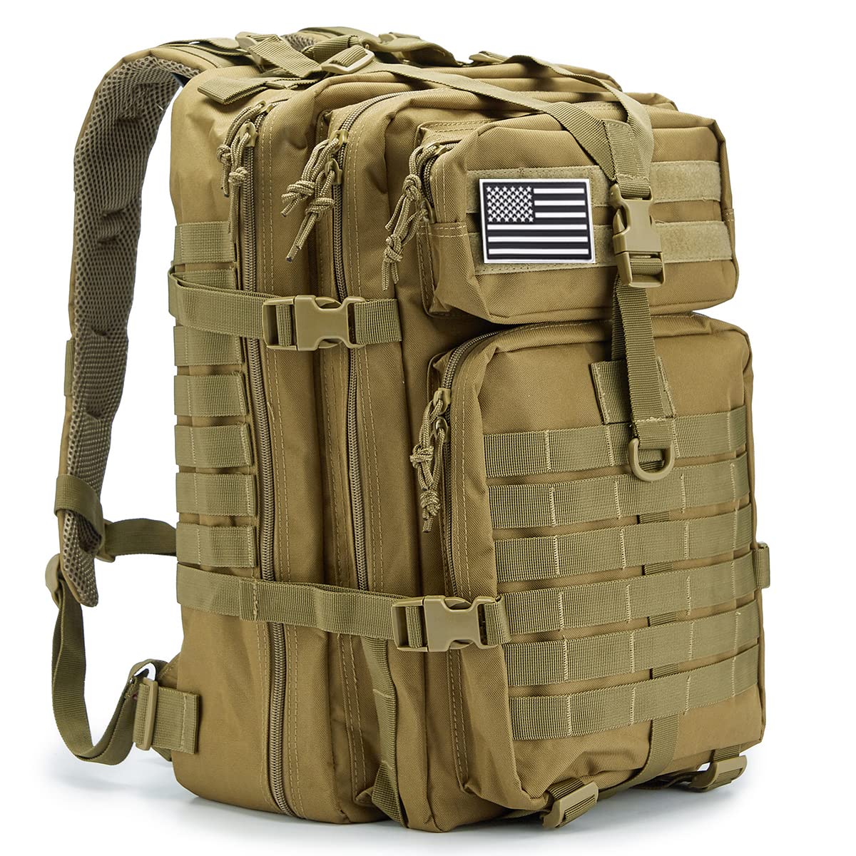 45L Military Tactical Backpacks For Men Camping Hiking Trekking Daypack Bug Out Bag Lage Molle 3 Day Assault Pack By Qt&Qy