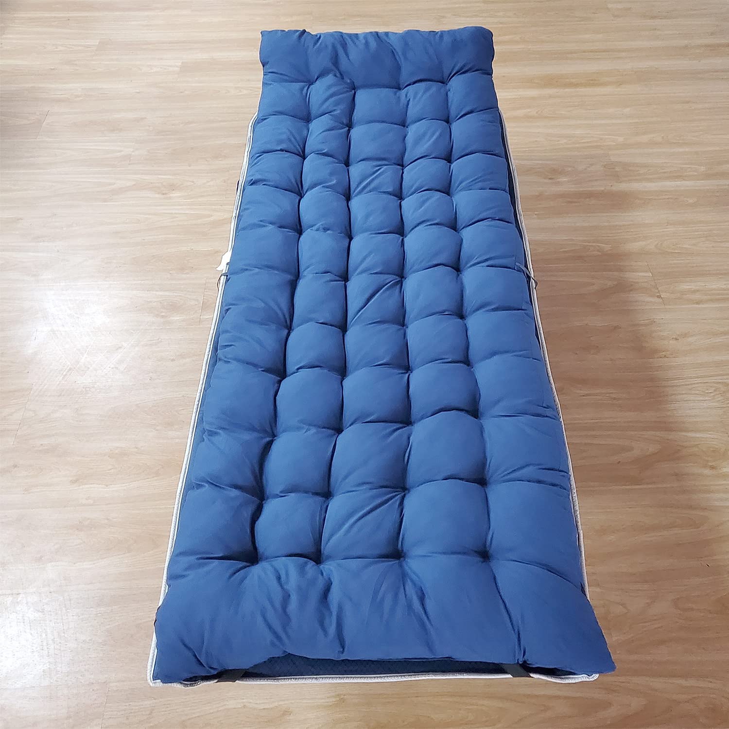 Getovin Cot, Camping Cot With Thick Pad,Cots For Sleeping,Camping Bed Folding Cot 450Lbs(Max Load) Comfortable Double Layer Oxfo