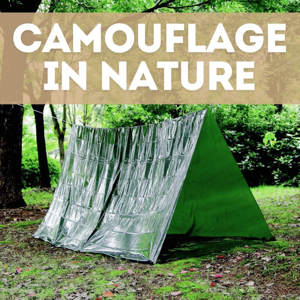 Emergency Zone Reflective & Green Survival 2 Person Tube Tents. Available In 1, 2, 3, 48 Packs.