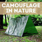 Emergency Zone Reflective & Green Survival 2 Person Tube Tents. Available In 1, 2, 3, 48 Packs.