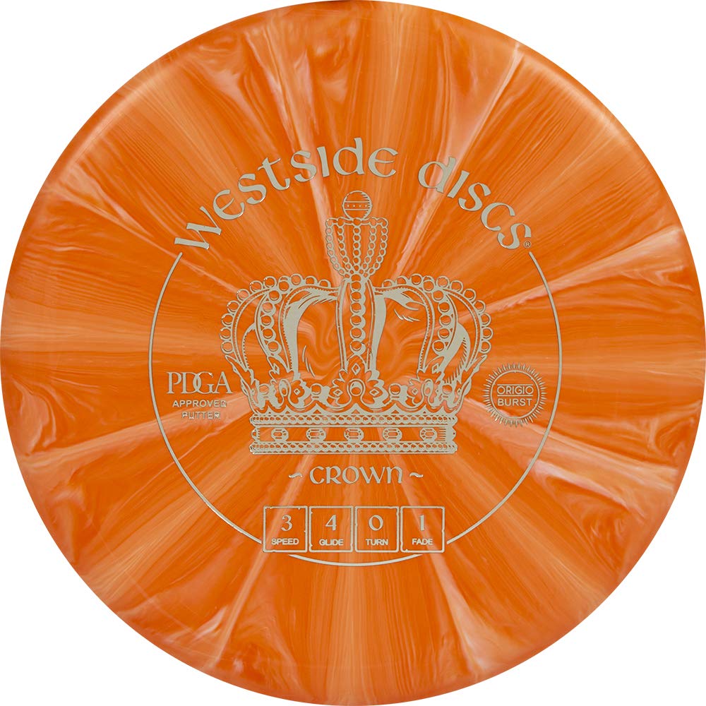 Westside Discs 5 Disc Origio Burst Disc Golf Starter Set  Beginners Frisbee Golf Set  Set Includes Disc Golf Putter, Midrange, F