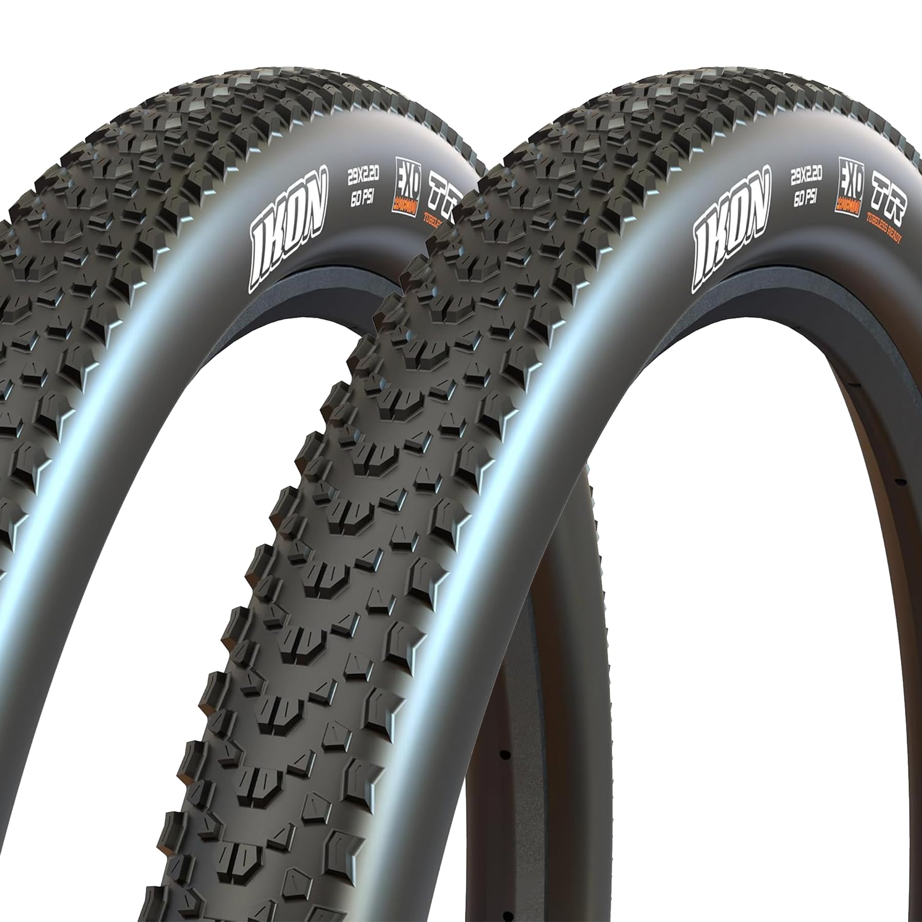 Maxxis Ikon - 2 Pack - 3C Maxxspeed - 29'', 27.5'' - Exo - Tubeless | Super Versatile Cross Country Tread, Size 27.5X2.2-3C Maxx