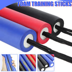 Wpxmer 6 Pack Foam Rubber Training Sticks, Martial Art Sticks For Kids & Beginners Practice And Training (6)