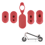 Tomall Silicone Charge Port Cover Rubber Plug Silicone Plug Red Charging Dust Silicone Plug 5 Pcs Compatible For Xiaomi M365 Ele