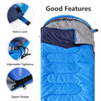 Orthomtex Sleeping Bags For Adults,Kids & Girls-Warm & Cold Weather Lightweight Waterproof Sleeping Bag Backpack,Great For 3Seas