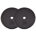 Yes4All Standard 1 Inch Cast Iron Weight Plate - Ideal For Strength Training - 15Lb - Pair