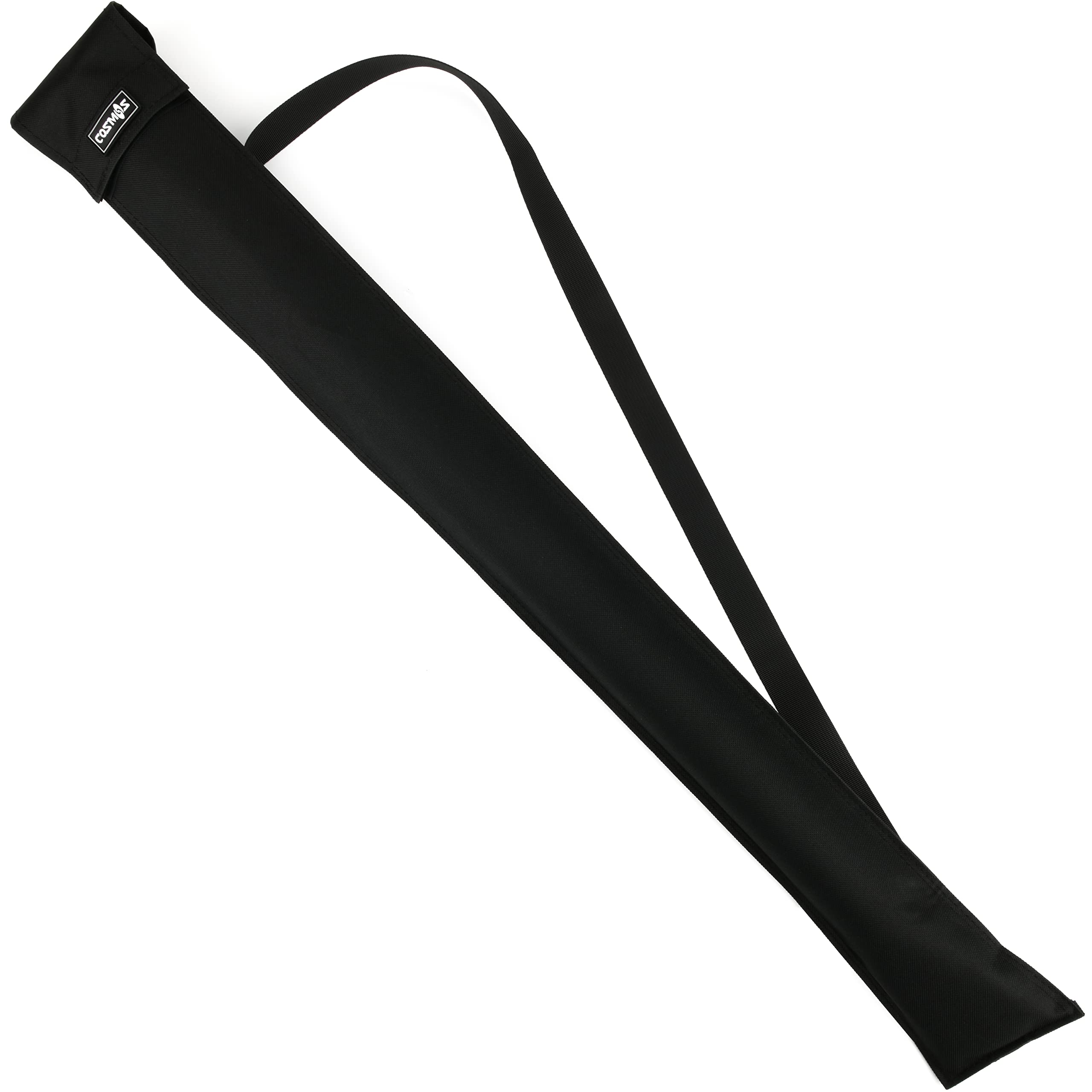 Cosmos Black Color Cue Case Carrying Bag For 1/2 Billiard Stick Storage, 32 Inches