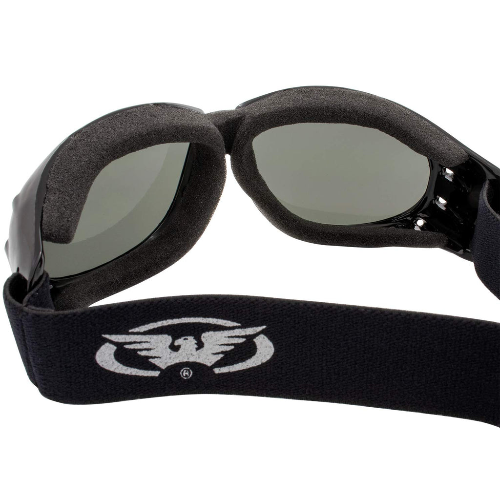 Global Vision Eliminator Padded Motorcycle Dirt Bike Riding Goggles Bundle For Day & Night (Clear-Smoke-Yellow)