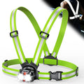 ISEYOU Running Lights for Runners 800LM, 6 Modes Running Light with 45Adjustable Tilt, IPX5 Waterproof Rechargeable Visibility R