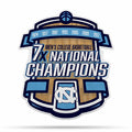 Rico Industries Ncaa North Carolina Tar Heels Champ Shape Cut Pennant - Home And Living Room D  Cor - Soft Felt Ez To Hang