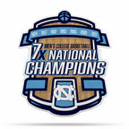 Rico Industries Ncaa North Carolina Tar Heels Champ Shape Cut Pennant - Home And Living Room D  Cor - Soft Felt Ez To Hang