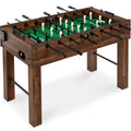 Best Choice Products Large 54 Inch Full-Size Foosball Table For Home, Game Room - Includes 2 Balls, 2 Cup Holders - Walnut