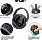 Llcjyycy Lids With Straw For Hydroflask Wide Mouth 32 40 Oz And Water Bottle Boot For Hydro Flask Sports Water Bottles 32 40Oz,B