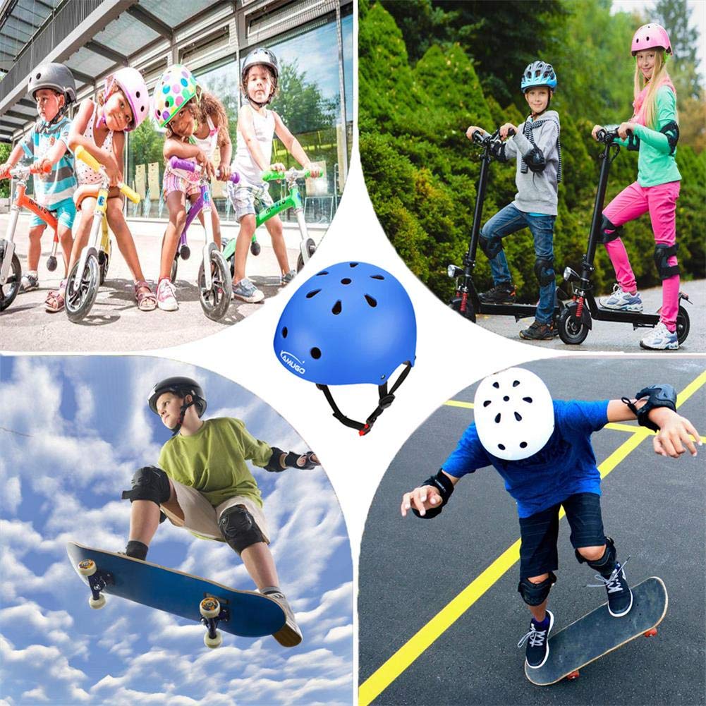 Kamugo Kids Bike Helmet,Toddler Helmet Adjustable Bicycle Helmet Girls Or Boys Ages 2-3-4-5-6-8 Years Old,Multi-Sports For Cycli
