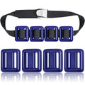 Tellegloww 4 Pcs Dive Weights Belt for Scuba Diving Coated Dive Weights Nylon Dives Belt with 1 Metal Quick Release Buckle for F