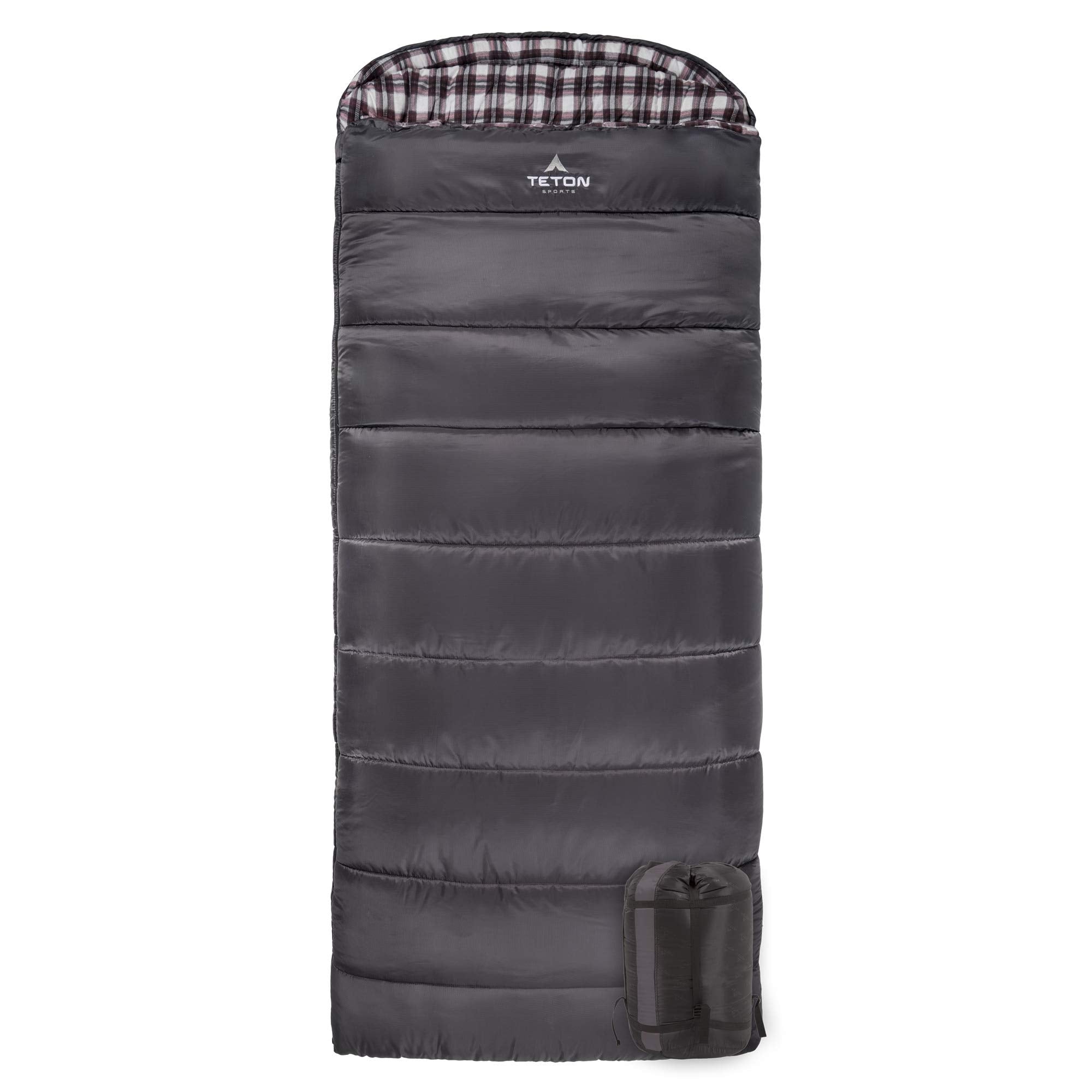 TETON Celsius Regular, 0 Degree Sleeping Bag, All Weather Bag for Adults and Kids Camping Made Easy and Warm Compression Sack In
