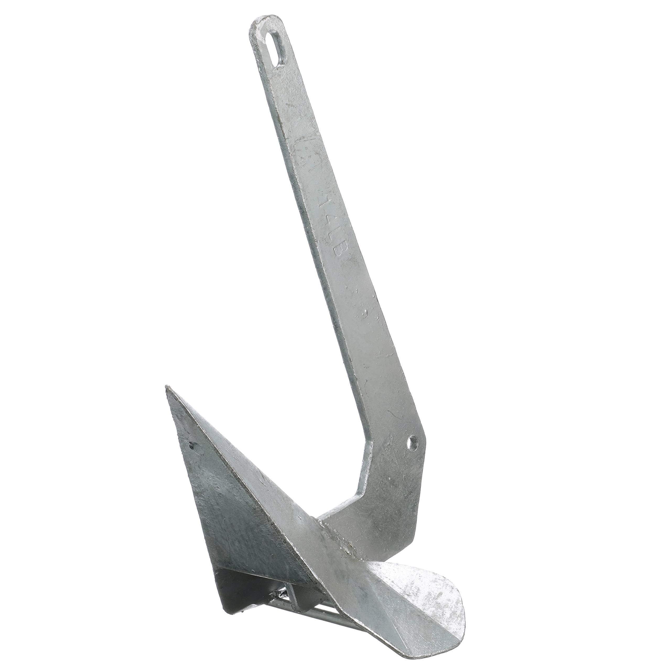 Seachoice Plow Boat Anchor, Hot-Dipped Galvanized Steel, 14 Lbs., For Boats 24-31 Ft.