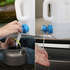Redcamp 3.4 Gallon Portable Water Container With Spigot, Water Storage Camp Water Jug For Camping Outdoor Hiking (13L)