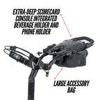 Bag Boy Quad Pro Push Cart, Royal/Black