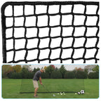Iuzeai 10X20Ft Golf Netting High Impact Golf Practice Net(Net Only), Golf Sports Netting Barrier Nets, Heavy Duty Nylon Netting 