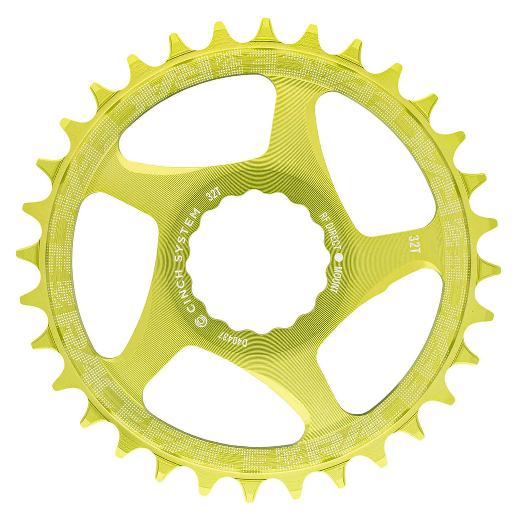 Race Face Narrow Wide Cinch Direct Mount Chainring Green, 32T