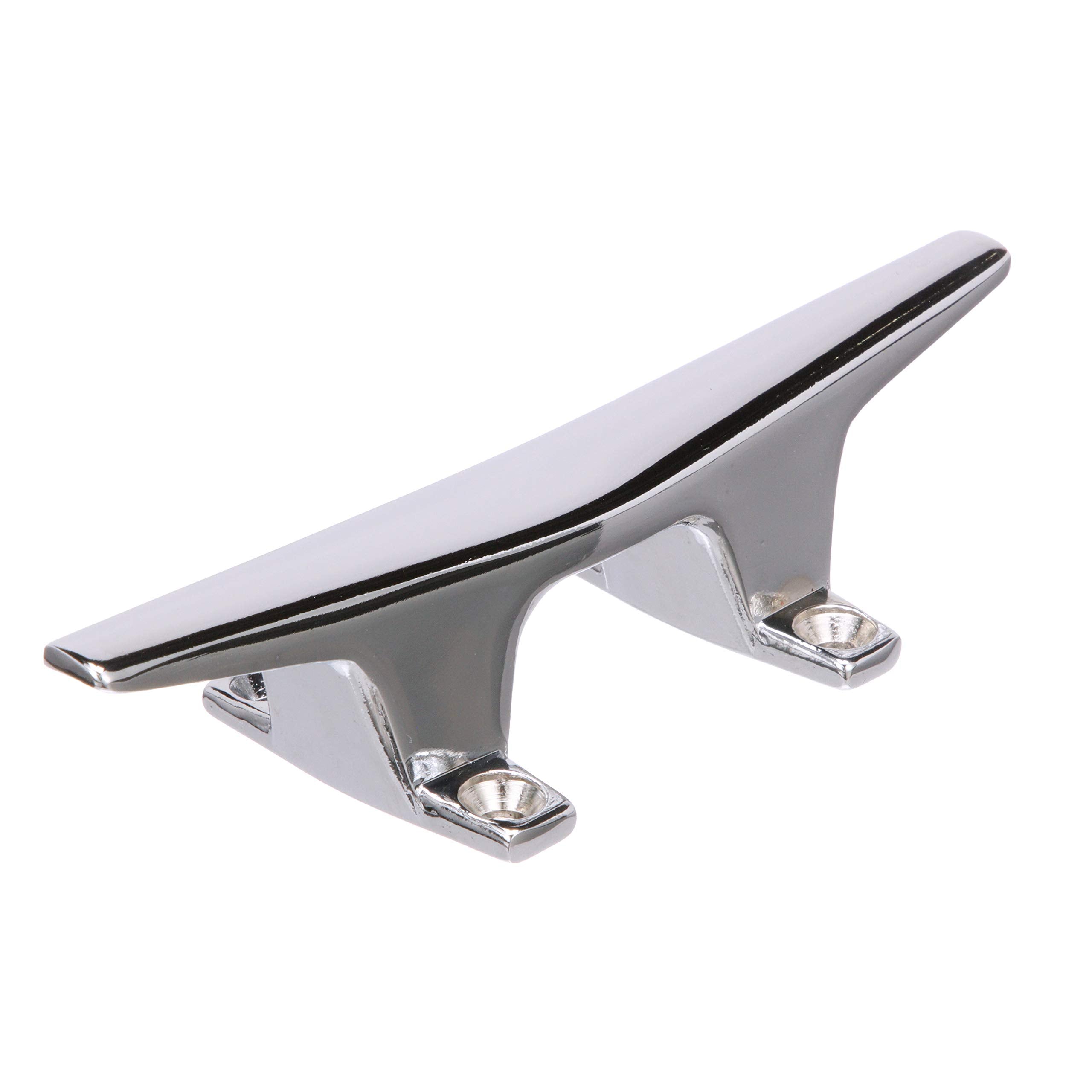 Seachoice Hollow Base Cleat, Chrome-Plated Zamak, 6 in. Long