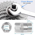 Vanice Bike Freewheel Removal Repair Lockring Tool For Shimano, Sunrace And Other 12 Spline Freewheels