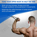 Yes4All D Row Handle Cable Attachment For Weight Workout, Cable Machine Accessories For Home Gym