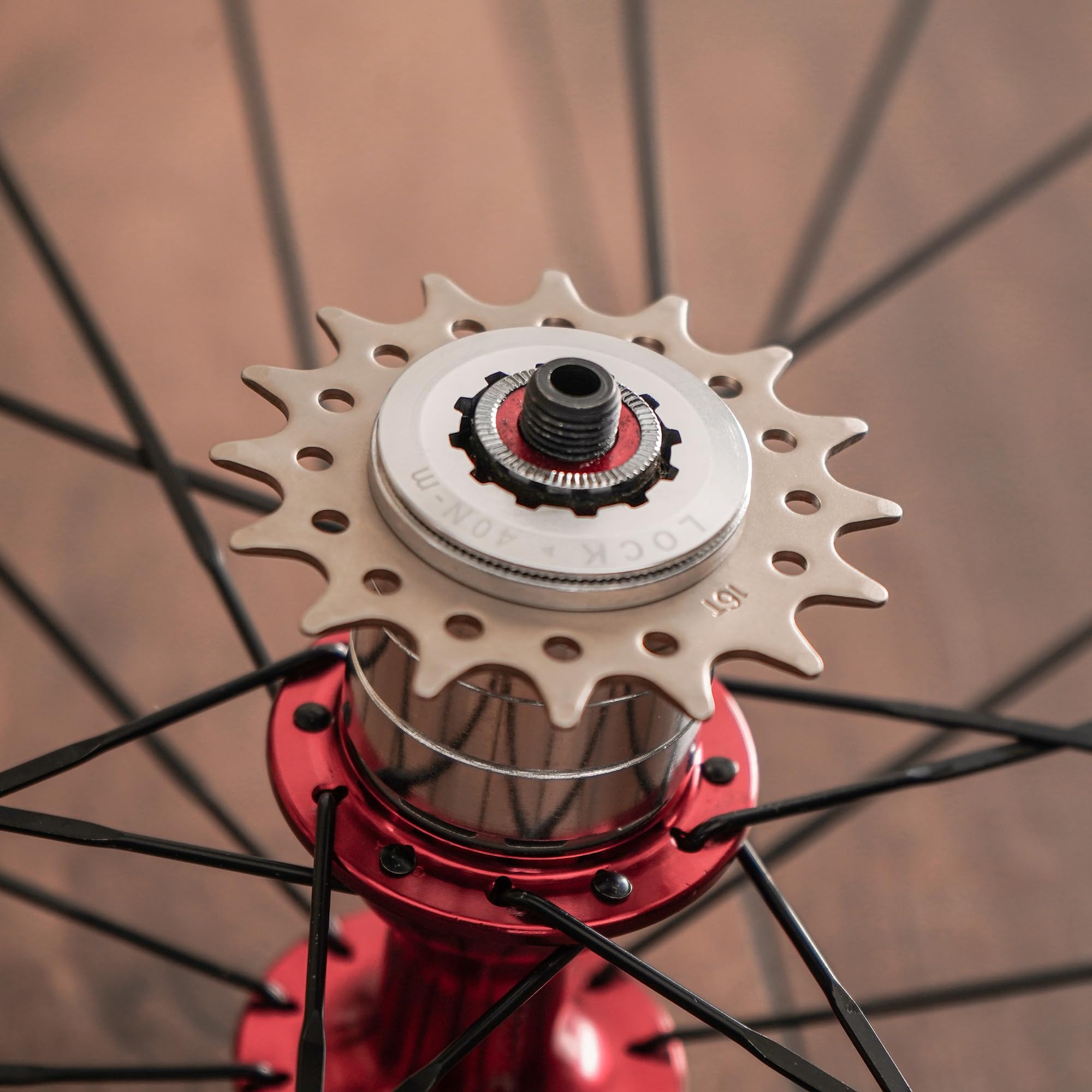 Cyclingdeal Conversion Kit Fixie Bike Single Speed Compatible With Shimano Sram Cassette Freewheel Hub Adaptor - For Mountain An