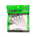 CMC Design Tour Tee Pro Pack - Frictionless Golf Tees for More Distance & Consistent Yards - Reusable, Made with Recycled Plasti