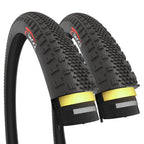 Fincci Pair Bike Tires 700X38C 40-622 With 1Mm Antipuncture Protection For Electric Road Gravel Mtb Mountain Hybrid Bike Bicycle