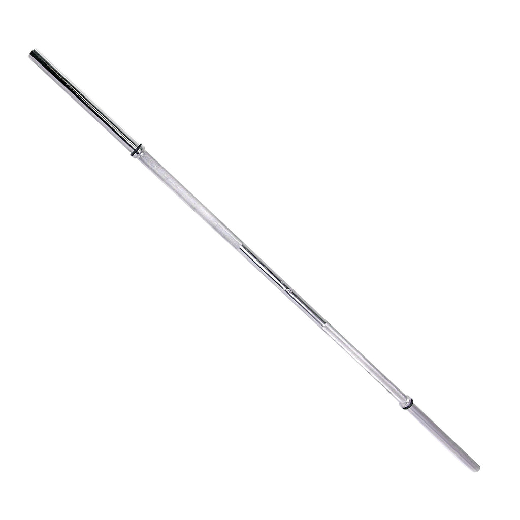 Cap Barbell 60'' Solid Standard Bar, 1-Inch Diameter, Chrome