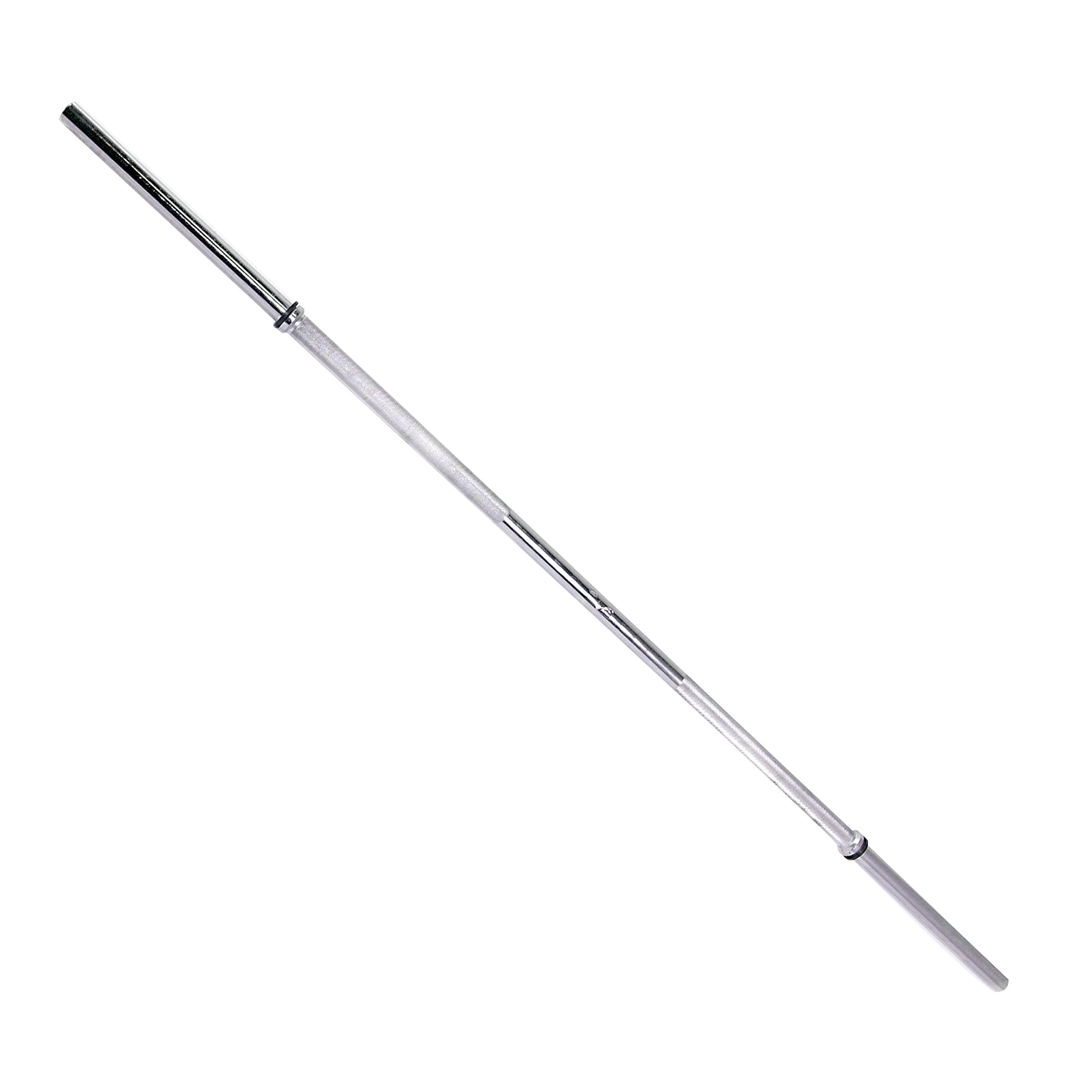Cap Barbell 60'' Solid Standard Bar, 1-Inch Diameter, Chrome