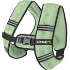 APEXUP 10lbs Weighted Vest Men Women, Weight Vest for Women Workout Equipment for Strength Training Running (Mint)