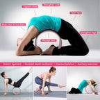 Yoga Wheel Set (11-In-1),Yoga Wheel Back Wheel For Back Pain, Yoga Blocks 2 Pack With Strap, Resistance Bands,Yoga Wheel Bag, Pe