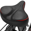 Oversized Bike Seats for Peloton Bike, Extra Wide Bicycle Seat for Men & Women, Saddle with Waterproof and Comfortable Memory Fo