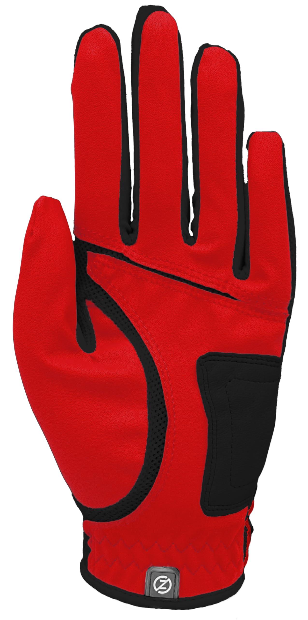 Zero Friction Junior Golf Gloves, Left Hand, One Size Golf, Red