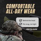 Pro Ears Stealth 28, Shooting Ear Protection, 28 Db, Situational Awareness, 18-Hour Battery Life, Noise Canceling Earbuds, Comfo