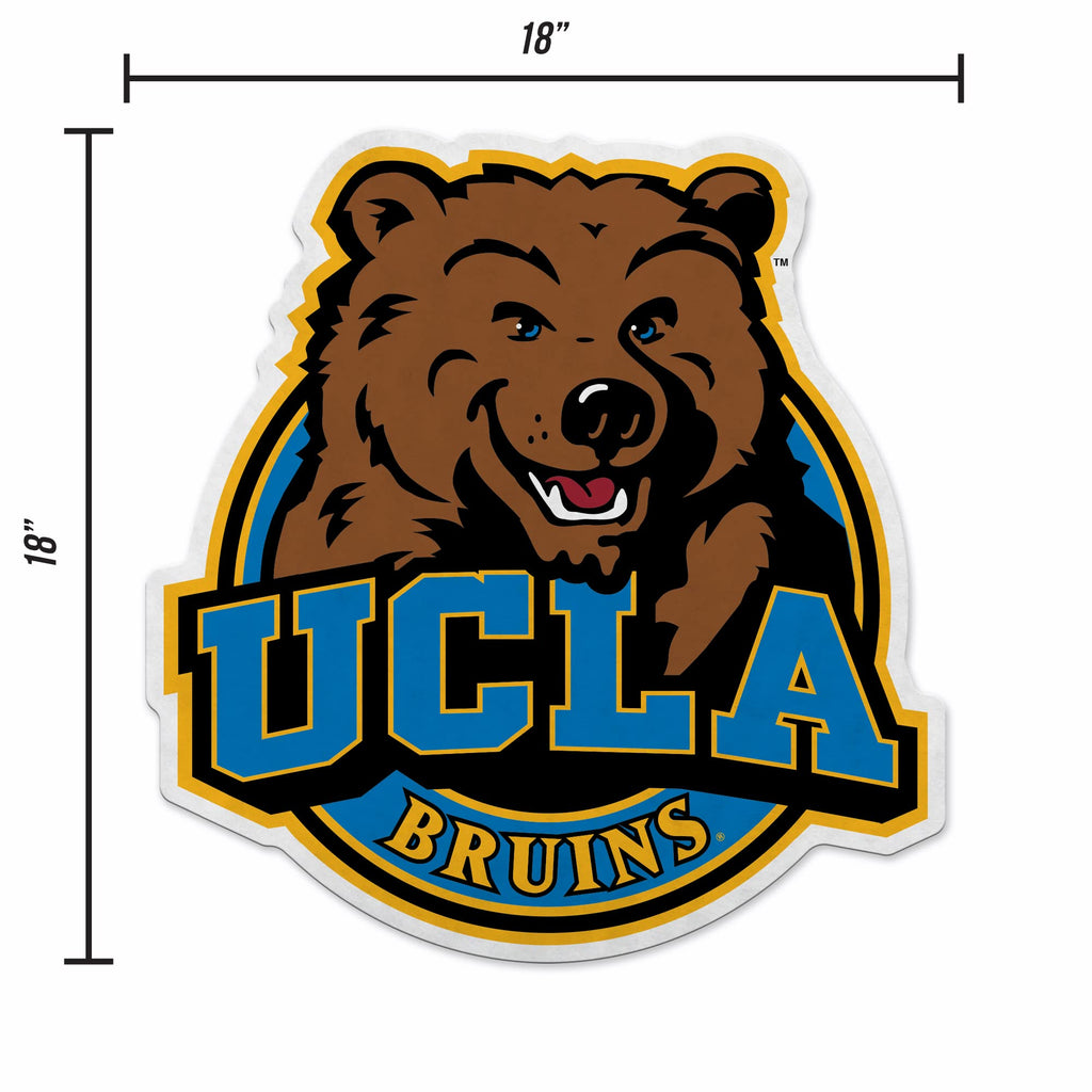 Rico Industries Ncaa California-Los Angeles Bruins Mascot Shape Cut Pennant - Home And Living Room D  Cor - Soft Felt Ez To Hang