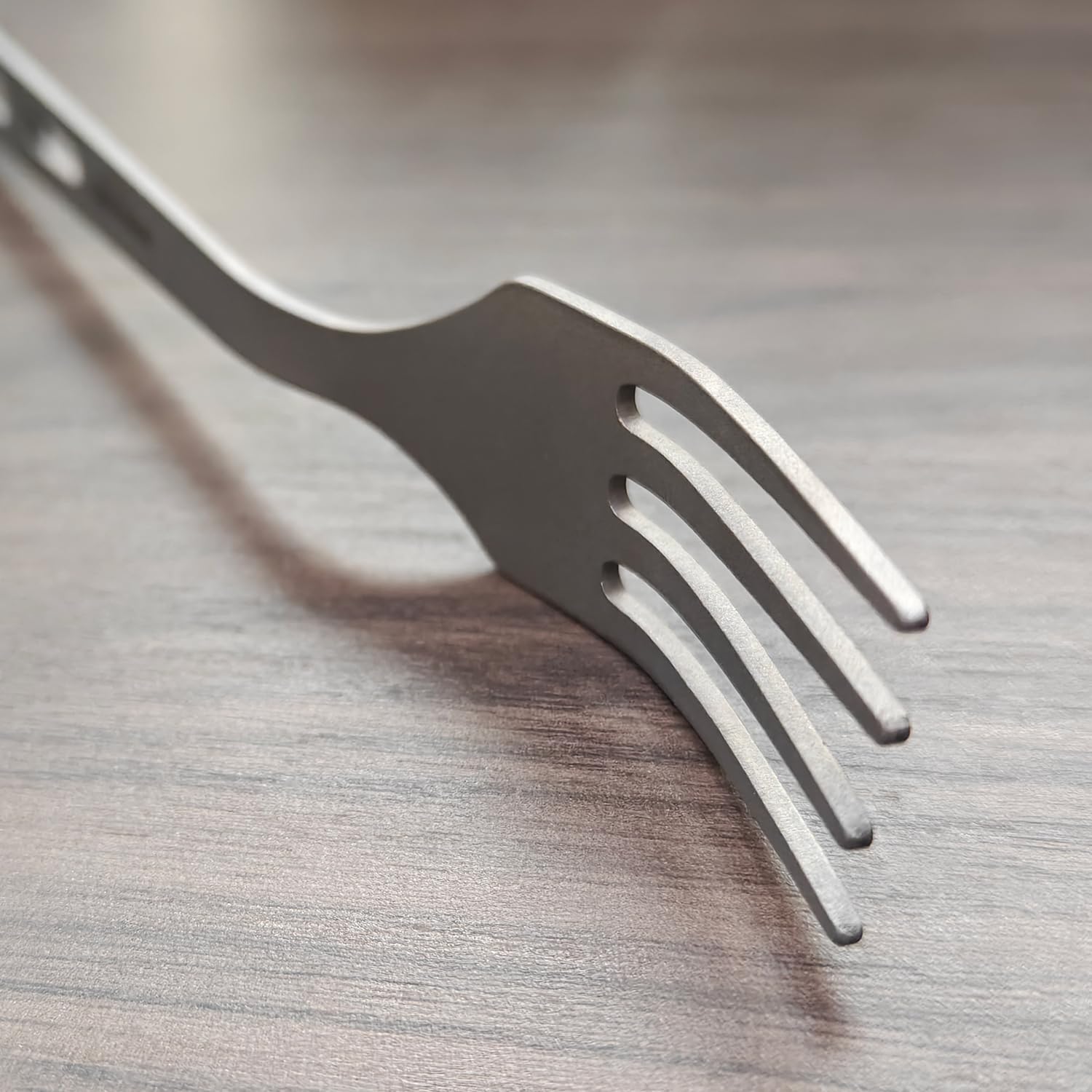 Dawn Deer Titanium Fork & Spoon Set - Camping Tongs | Ultralight Backpacking Utensils, Heat-Resistant & Rustproof | Backpacking,