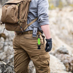 Melotough Tactical Glove Clip Braided Paracord Gloves Clips Holder For Hunting, Hiking, Camping, Outdoor Activities(Lime)