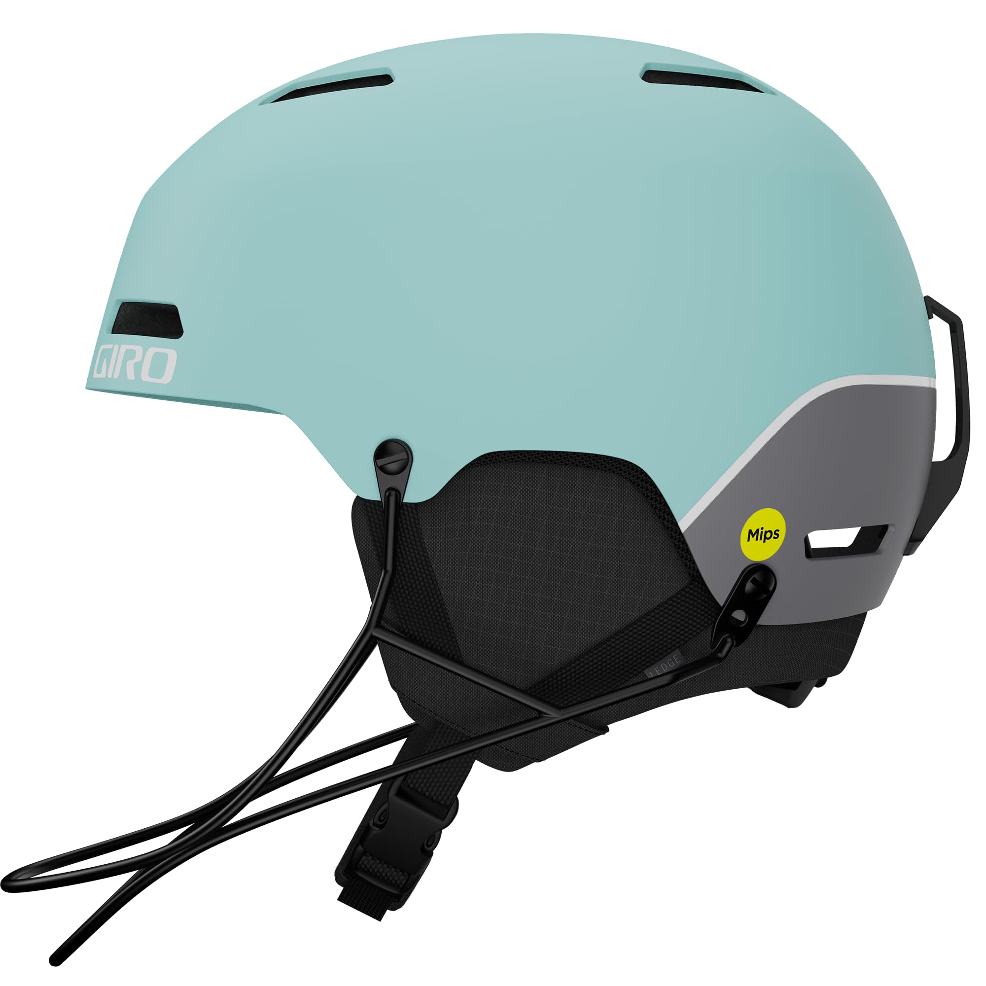 Giro Ledge SL MIPS Snow Helmet - Matte Charcoal/Cool Breeze (Limited) - Size L (59-62.5cm)